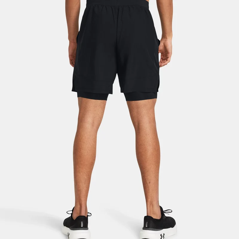 Launch 5 Inch 2-in-1 Laufshorts Herren - schwarz