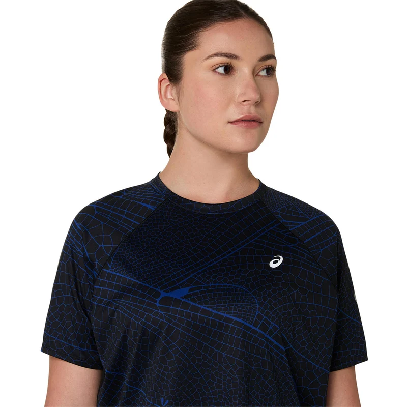Road Lite-Show Laufshirt Damen-Schwarz,Dunkelblau
