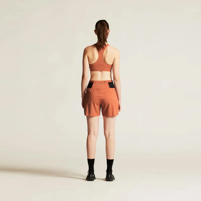 Pro Trail Laufshorts Damen-Rot