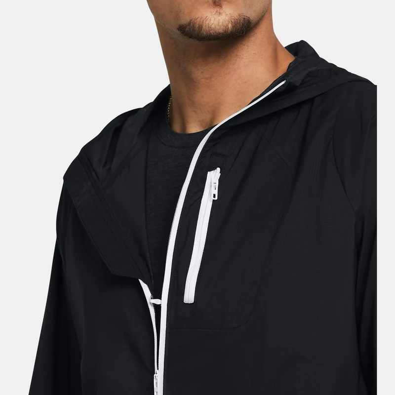 Phantom Windbreaker Laufjacke Herren-Schwarz,Weiß