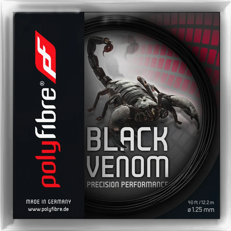 Black Venom Saitenset 12,2m-Schwarz