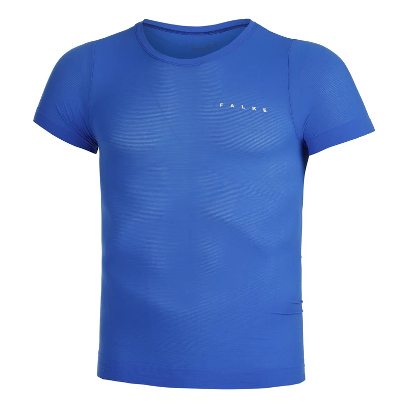 Regular Shortsleeve Laufshirt Herren-Blau