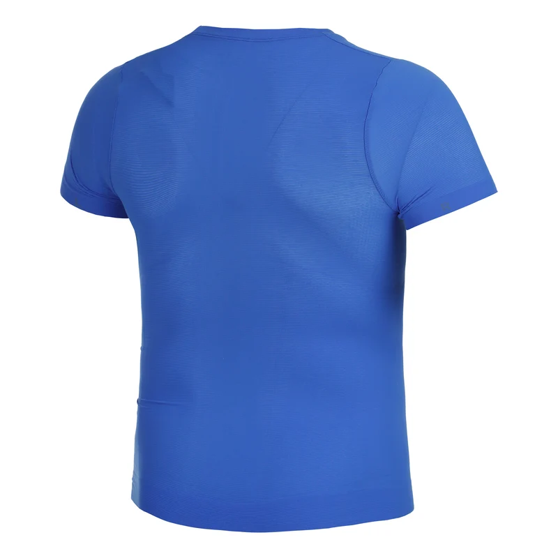 Regular Shortsleeve Laufshirt Herren-Blau