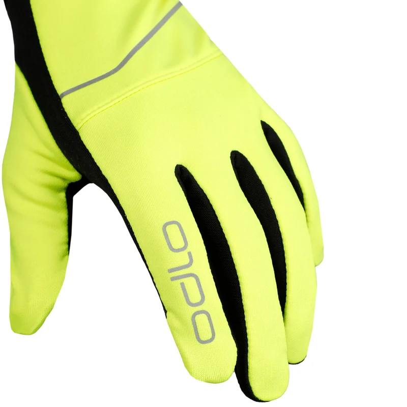 Intensity Safety Light Handschuhe-Schwarz,Gelb