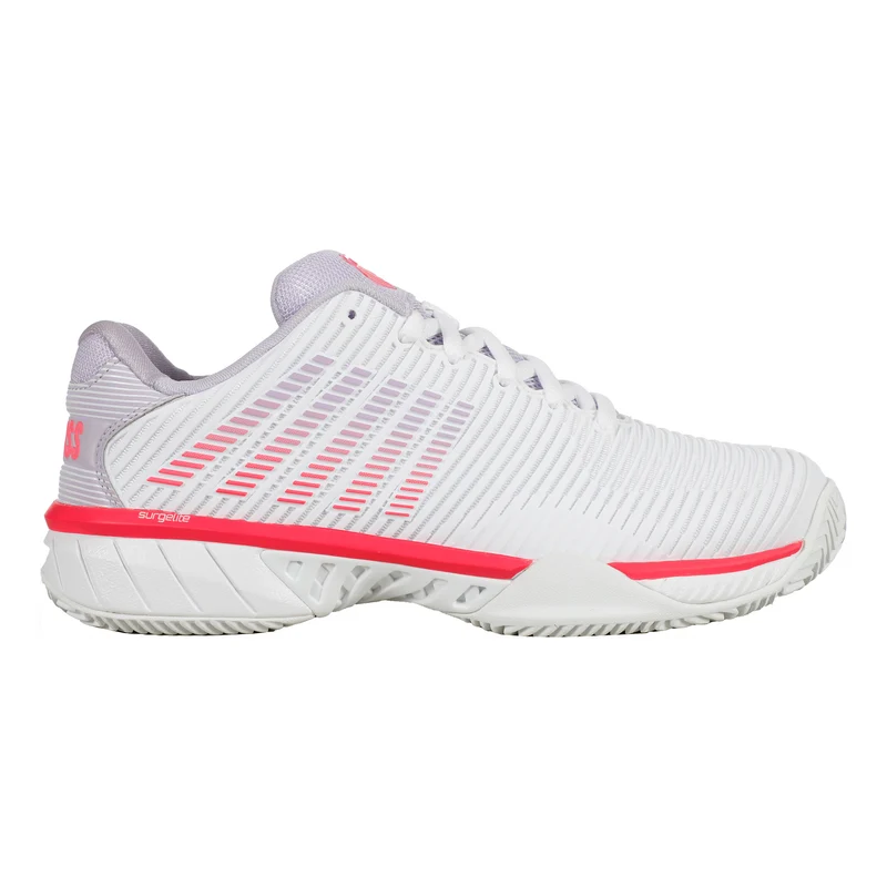 Hypercourt Express 2 Sandplatzschuh Damen-Weiß,Koralle