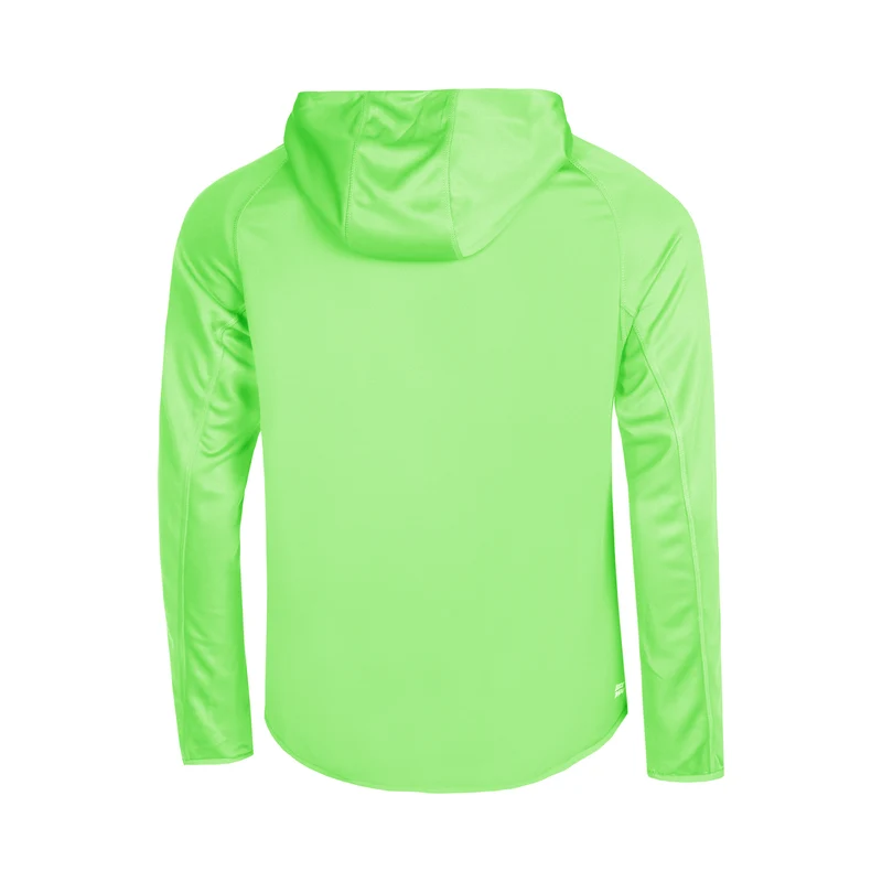 Crew Hood Trainingsjacke Jungen-Neongrün