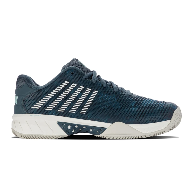 Hypercourt Express 2 Sandplatzschuh Herren-Petrol,Hellgrau