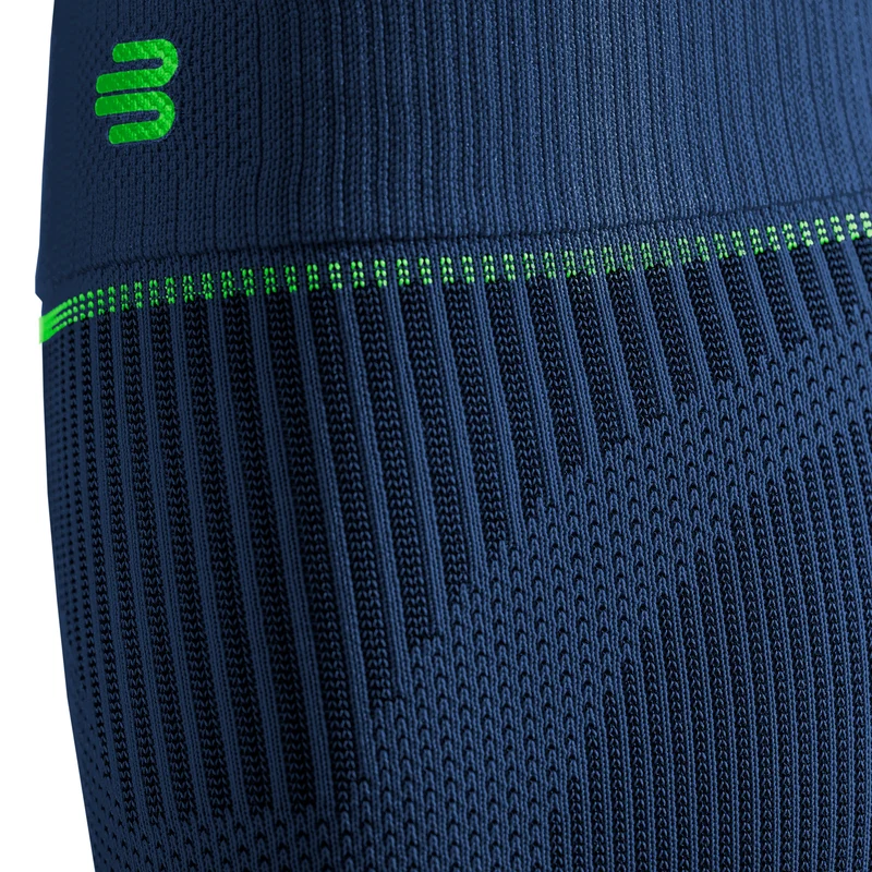 Sports Compression Lower Leg (long) Sleeve-Blau