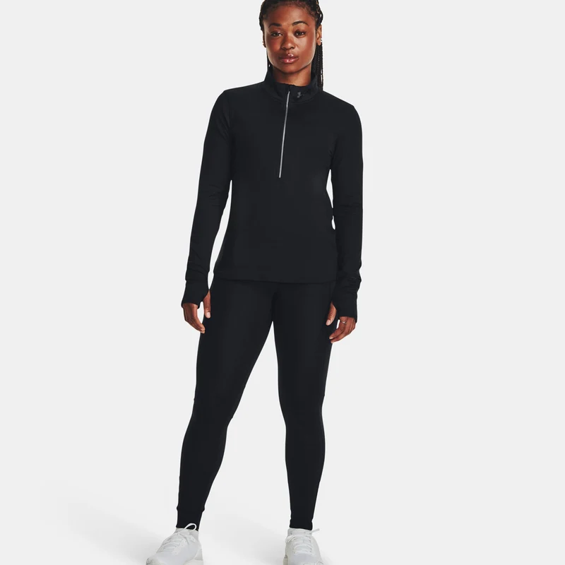 Qualifier Run Half-Zip Longsleeve Damen-Schwarz