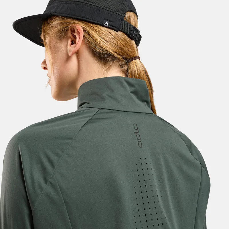 Zeroweight Pro Warm Reflective Laufjacke Damen-Oliv