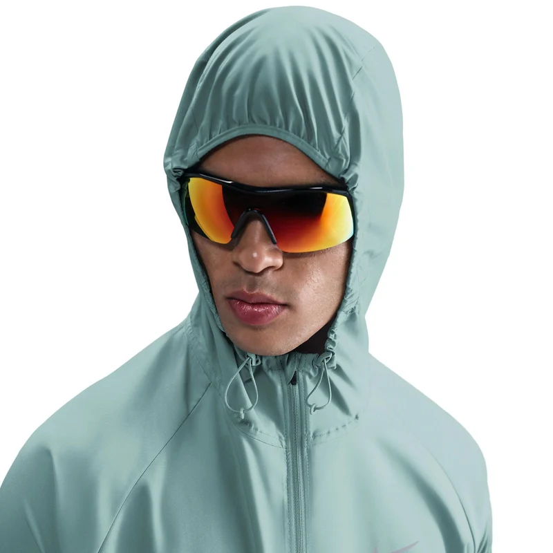 Miler Laufjacke Herren - türkis, silber