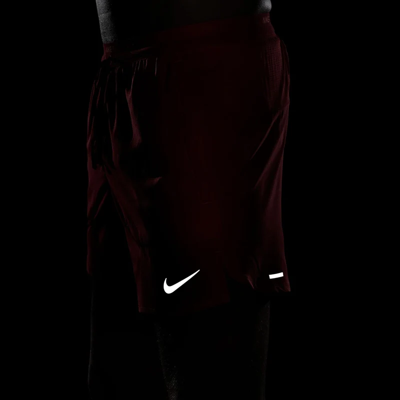 Stride 5in Laufshorts Herren-Rot,Schwarz