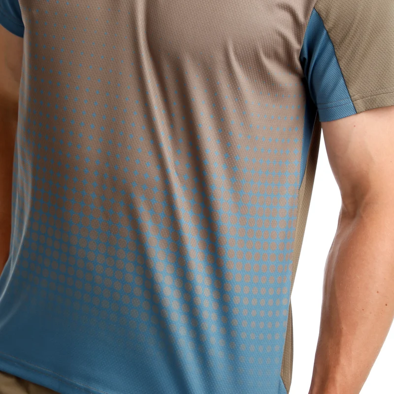 Spectrum Spirit Polo Herren-Braun,Blau