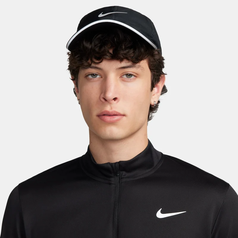 Pacer Half-Zip Laufshirt Herren - schwarz