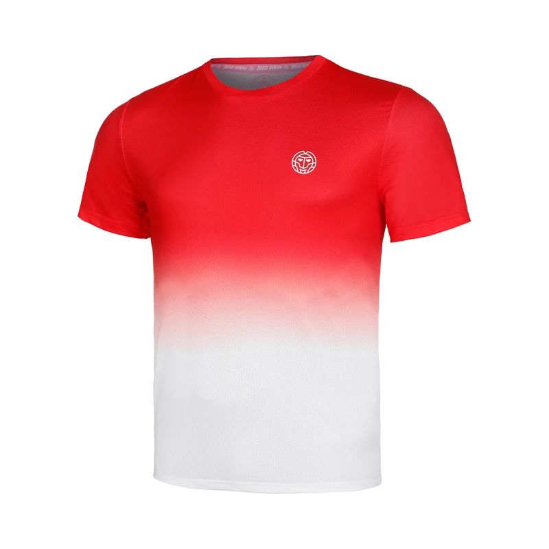 Crew Gradiant T-Shirt Jungen-Rot,Weiß