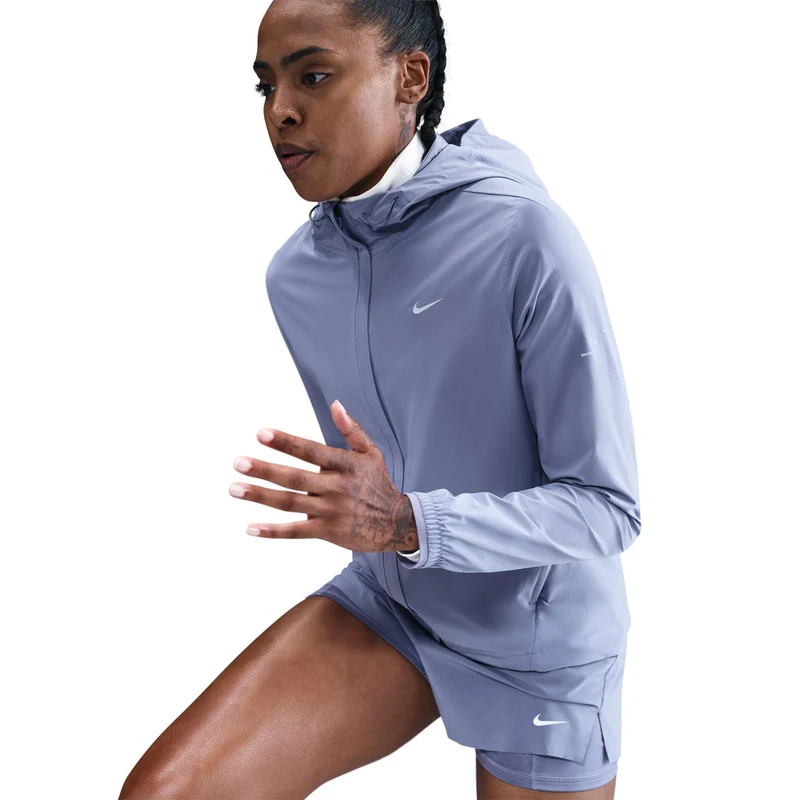 Swift Laufjacke Damen - blaugrau, silber