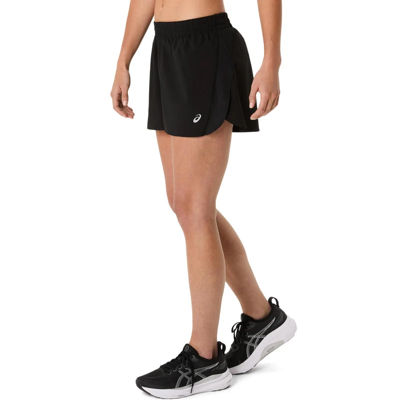 Core Split Laufshorts Damen-Schwarz