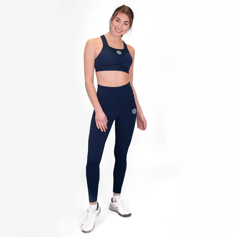 Crew High Support Sport-BH Damen-Dunkelblau