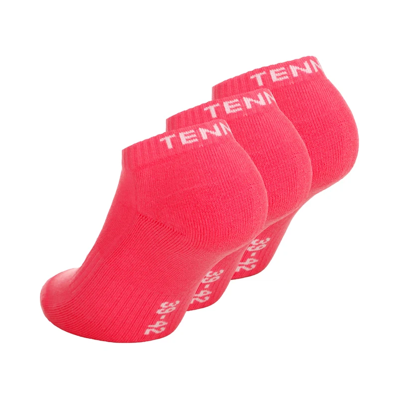 Tennissocken 3er Pack-Pink