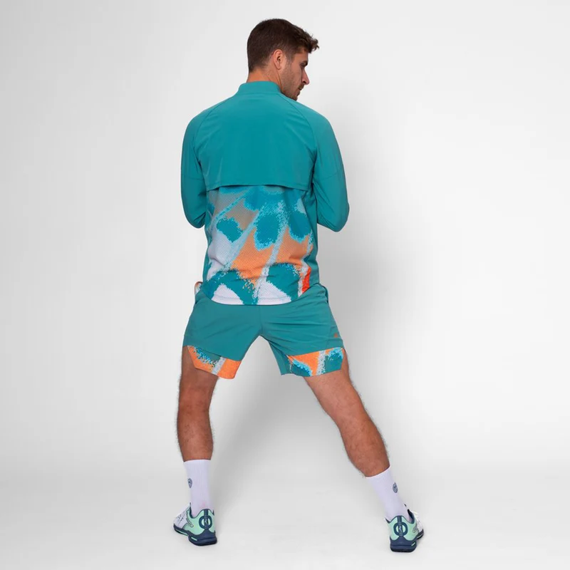 Melbourne 2025 Printed Trainingsjacke Herren-Petrol