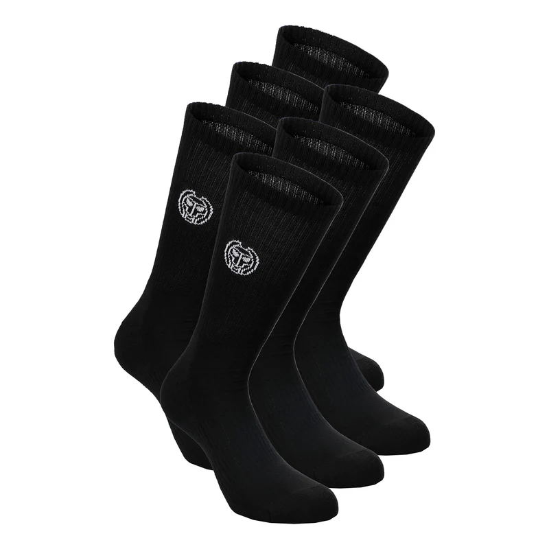 Don Carlito XXL Crew Move Tennissocken-Schwarz