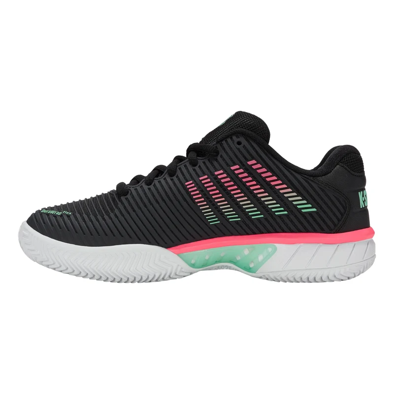 Hypercourt Express 2 Sandplatzschuh Damen-Schwarz,Mehrfarbig