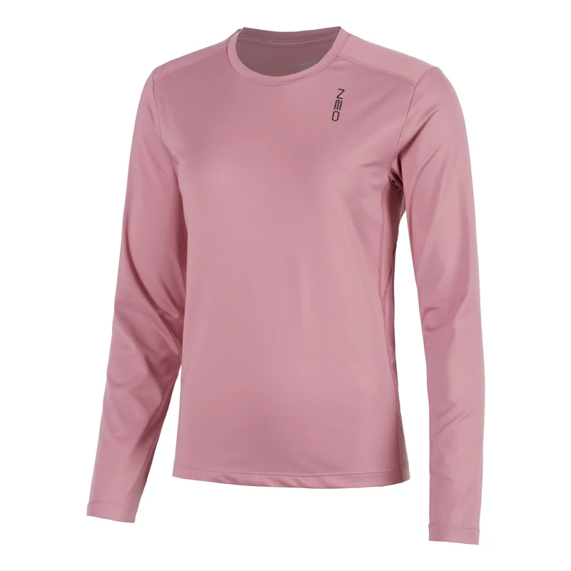 Feel the Vybe Laufshirt Damen-mauve